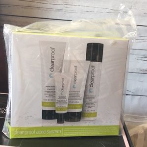 Clear proof acne system